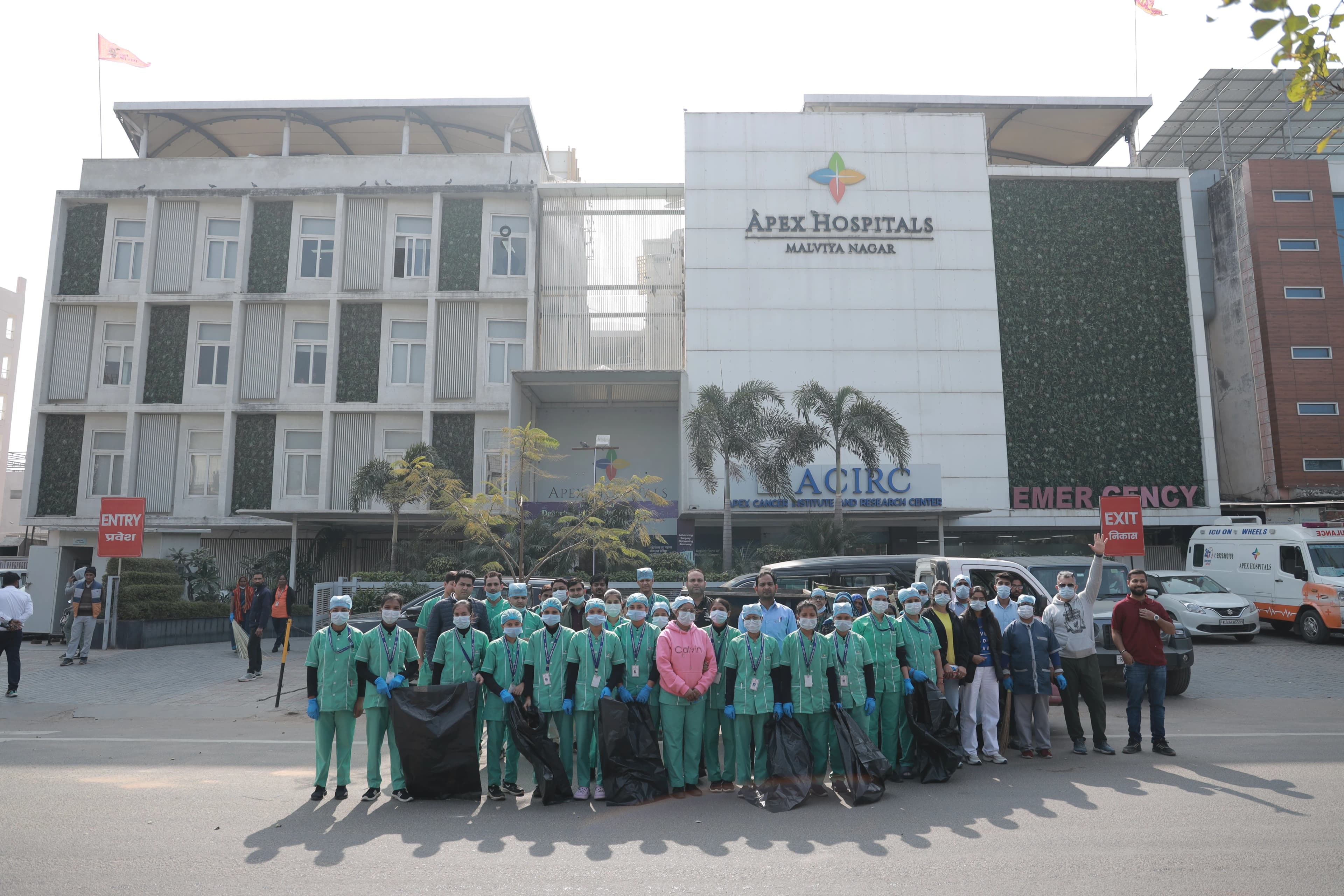 Apex Hospitals Extends Care Beyond Treatment with Post-Makar Sankranti Clean-Up Drive
